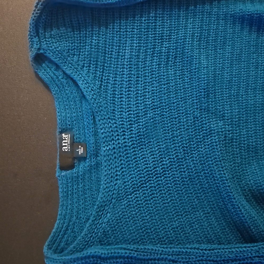Ana Blue Knit Sweater
